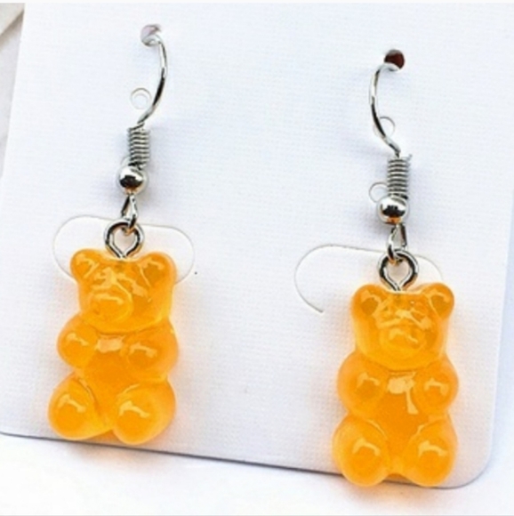Faux Gummy Bear Earrings - Picture 2 of 10